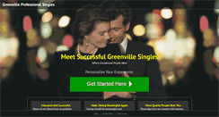 Desktop Screenshot of greenvilleprofessionalsingles.com